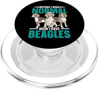 Avant d'être Normale, J'Ai Maintenant Un propriétaire de Chiot Beagles, Amoureux des Chiens PopSockets PopGrip pour MagSafe