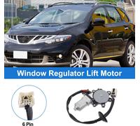 Avant Droit Électrique Lève-Vitre Régulateur Lève-Vitre Moteur Pour Nissan Murano 03-07 N°742524 6 Broches Voiture Fenêtre Verre Lève-Vitre Moteur Automatique Fonction Anti-Clip