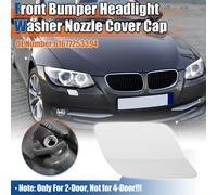 Avant Droite Pare-chocs Lave-glace Buse Couvercle No.61677253394 pour BMW Blanc