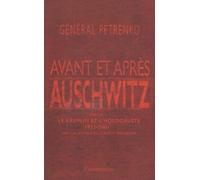 Avant et après Auschwitz Vassili Petrenko (Auteur)