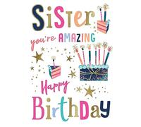 Avant Garde Studios Carte d'anniversaire Amazing Sister Cakes - 22,9 x 15,2 cm