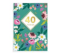 Avant Garde Studios Carte d'anniversaire Milestone Age 40 F - 22,9 x 15,2 cm