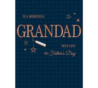 Avant Garde Studios Carte de fête des pères « To a Wonderful Grandad with Love » - 20,3 x 15,2 cm