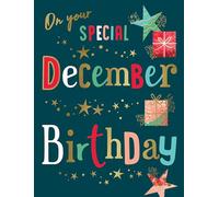 Avant Garde Studios Piccadilly Greetings Carte d'anniversaire spéciale décembre 20,3 x 15,2 cm