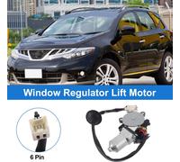 Avant Gauche Électrique Lève-Vitre Régulateur Lève-Vitre Moteur Pour Nissan Murano 03-07 N°742523 6 Broches Voiture Fenêtre Verre Lève-Vitre Moteur Automatique Fonction Anti-Clip