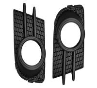 Avant Grille Antibrouillard Pour VW Pour Tiguan EU 2012-2018 5N0853665 5N0853666 2 Pièces Gauche Droite Pare-chocs Avant Grille Feu Antibrouillard Cadre Couverture(Black)