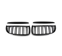 Avant Grille calandre Sport Compatible Avec BMW Pour Série 3 E90 E91 2005-2012 Grilles De Pare Chocs Avant À Double Lamelles Calandre Avant En Forme De Haricot Calandre De Capot Avant