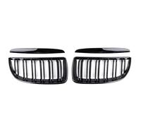 Avant Grille calandre Sport Compatible Avec BMW Pour Série 3 E90 E91 323I 328I 335I 330I 325I 2005 2006 2007 2008 Calandre Avant À Double Lamelles En Forme De Haricot