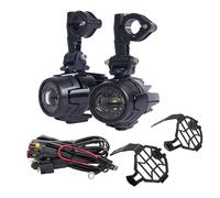 Avant Lampe Assembly Ensemble Phares LED pour Motos R1200GS, Accessoires D'éclairage pour BMW R1200 GS R 1200 GS ADV Adventure 2005 - 2009 2010 2011 2012 2013(White Fog Light)