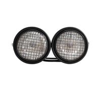 Avant Lampe Assembly pour XT250X XT600 WR450F250 YZ250F TTR XJR400 XJR1300 Noir Moto Double Phare Personnalisé Dominator Streetfighters Projet Double Phare(Style B)