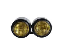 Avant Lampe Assembly pour XT250X XT600 WR450F250 YZ250F TTR XJR400 XJR1300 Noir Moto Double Phare Personnalisé Dominator Streetfighters Projet Double Phare(Style C)