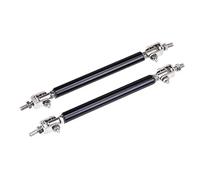 Avant Lèvre Spoiler 75mm/100mm Universel Réglable Pare-chocs Avant Lèvre Séparateur Tige Jambe Force Barre Fixation Kit Support Vis Fixe 150mm/200mm pare-chocs avant voiture ( Couleur : Noir , Taille