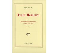 Avant Mémoire Jean Delay (Auteur)