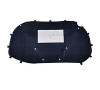 Avant Moteur Coton Compatible Avec VW Pour Scirocco MK3 2008 2009 2010 2011 2012 2013 2014 2015 2016 2017 Capot Moteur De Voiture Pad Tapis Phonique Isolation Thermique Housse En Coton(Black)