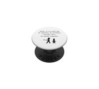 Avant on Savait S'Amuser Citation Humour Génération 70 80 90 PopSockets PopGrip Adhésif