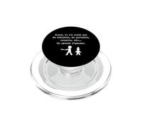 Avant on Savait S'Amuser Citation Humour Génération 70 80 90 PopSockets PopGrip pour MagSafe