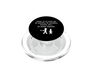 Avant on Savait S'Amuser Citation Humour Génération 70 80 90 PopSockets PopGrip pour MagSafe