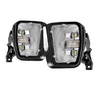 Avant Pare-Chocs Feux Brouillard pour Dodge pour Ram 1500 2013 2014 2015 2016 2017 2018 Feux Antibrouillard À LED Feux De Jour Clignotants DRL Accessoires De Voiture(Fog DRL Turn Signal)