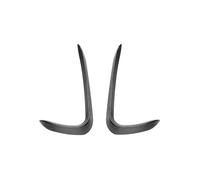 Avant Spoiler Kit Carrosserie 2 Pièces pour X6 F16 pour M-Sport 2015-2019 Spoiler Latéral Pare-Chocs Avant Diffuseur Aileron Aérodynamique Becquet Pare Chocs(Carbon Look)