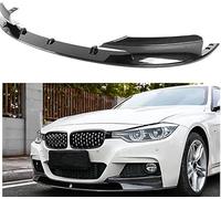 Avant Spoiler Voiture Noir/Fibre De Carbone Look Pare-Chocs Avant Becquet Protecteur De Lèvre Menton Séparateur Déflecteur pour BMW F30 3 Series M Sport 2012-2018