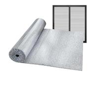 Avant Tapis insonorisant Rouleau D'isolant Réfléchissant Feuille D'isolation Thermique D'étanchéité Aluminium Film À Bulles Pour Toit Camping-car Ou Porte Garage(1)