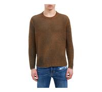 Avant Toi - Maglia Girocollo Hand Painted - Homme - Pulls - Brun - Taille: M
