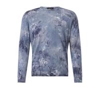 Avant Toi - Pull en Cachemire Doux Motif Abstrait - Homme - Pulls - Bleu - Taille: XL