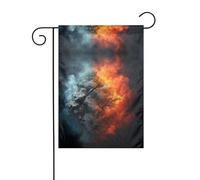 Avantage du cerveau gauche et droit - Décoration de cour - 30,5 x 45,7 cm - Drapeaux de jardin de vacances de Noël pour toutes les saisons - Décoration extérieure