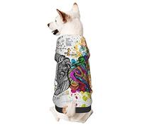 Avantage du cerveau gauche et droit pour petits animaux de compagnie, pull pour chien, chaud et léger, texture douce, facile à porter