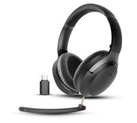 Avantalk Aria Pro 3 - Casque Bluetooth sans Fil avec Micro Antibruit Amovible - Faible Latence 20 ms, Double Connexion (PC + téléphone), Dongle USB-C - pour Travail, Jeux PS5, Réunions et Musique