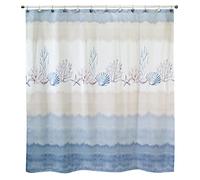 Avanti Linens Abstract Coastal Collection Rideau de Douche Multicolore