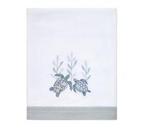 Avanti Linens Caicos Collection Serviette de Bain en Coton Blanc