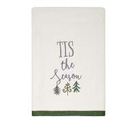 Avanti Linens Collection Sapins de Noël, Coton, Multicolore, Serviette de Bain