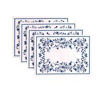 Avanti Linens Lot de 4 Sets de Table rectangulaires (Spode Portofino)