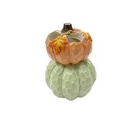 Avanti Linens - Porte-Brosse à Dents, Accessoires de comptoir en Forme de Citrouille, décoration d'intérieur inspirée de l'automne (Collection Grateful Patch)