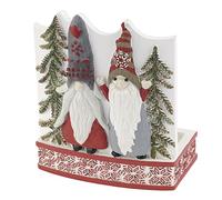 Avanti Linens - Porte-Brosse à Dents, résine Durable, Accessoires de Salle de Bain (Nains de Noël), Multicolore (13720B MUL)