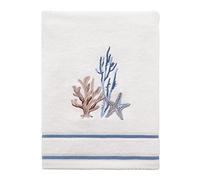 Avanti Linens - Serviette de Toilette, Serviette en Coton Douce et absorbante (Collection Abstract Coastal)