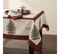 Avanti Linens Tree Spode Collection de Noël Motif Tartan Rouge