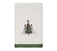 Avanti Linens Trees Collection Serviette de Toilette en Coton Blanc