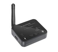 Avantree Audikast 4 Auracast Transmetteur TV Bluetooth pour casque et appareils auditifs sélectionnés, aptX adaptatif et HD, sortie optique et auxiliaire, prêt pour l'avenir et évolutif Titane