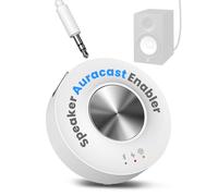 Avantree AuraLink - Récepteur Auracast & Bluetooth Classique, pour Haut-Parleurs Et Systèmes Audio, Portée 100 M, 20 H D'Utilisation Portable Ou Stationnaire, Diffusion Multiple pour Auditeurs
