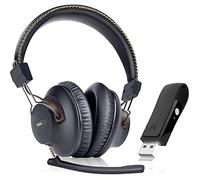 Avantree DG59M Casque Bluetooth avec Microphone pour PS5 et PS4, sans Fil avec Adaptateur USB pour PC, Ordinateur Portable, Ordinateur, Jeux, Travail à Domicile, Prend en Charge l'audio en Jeu, 40 h