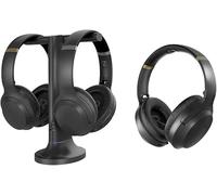 Avantree Duet Triplet Pack Casques TV - Trois Casques sans Fil pour Regarder la télévision avec Station de Charge, Dialogue Clair et Amplification du Volume pour Seniors