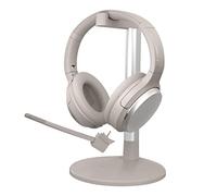 Avantree Eon - Casque Supra-auriculaire Bluetooth ANC sans Fil & Filaire avec Micro anti bruit Amovible et Stand Charge pour Appels et Musique sur Téléphone PC, Batterie remplaçable, Coussinets Larges