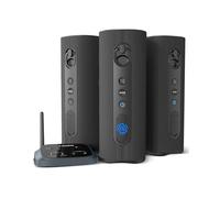 Avantree Harmony A1 - Système D’Enceintes sans Fil Multiroom Auracast pour Audio dans Toute La Maison Et Musique D’Ambiance, Extensible pour Magasins Et Petits Espaces, Bluetooth, Optique Et AUX