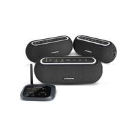 Avantree Harmony A2 - Système D’Enceintes Auracast sans Fil pour Audio D’Ambiance À La Maison, Extensible, Contrôle À Un Bouton, Bluetooth/Optique/AUX, pour Magasins Et Petits Espaces
