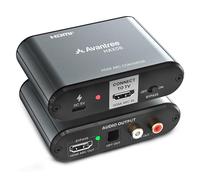 Avantree HAX06 - Extracteur Audio HDMI Arc avec Pass-Through pour TV, Barre de Son et écouteurs en Utilisation simultanée, contrôle du Volume CEC, Sorties Optique et RCA