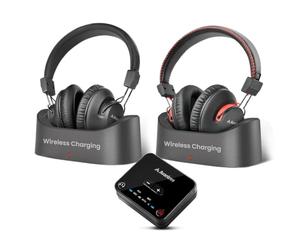 Avantree HT41899 Plus 2 - Deux Casques TV Bluetooth pour Seniors