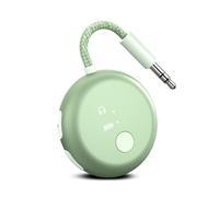 Avantree SoundJet R1 - Adaptateur Avion Bluetooth pour Écouteurs & AirPods pour Voyages, aptX Adaptive, Batterie de 20h, Transmetteur Audio sans Fil avec Puce Qualcomm - Vert