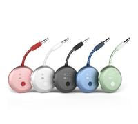 Avantree Soundjet R1 - Lot De 5 Adaptateurs Bluetooth pour Casque Et Airpods en Voyage Aérien, Aptx Adaptive, Batterie 20h, Émetteur Audio sans Fil avec Puce Qualcomm - Cinq Couleurs